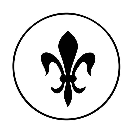Freund Mayer & Co. - Brass Wax Seal Dies -popular symbols- no handle: Fleur De Lys