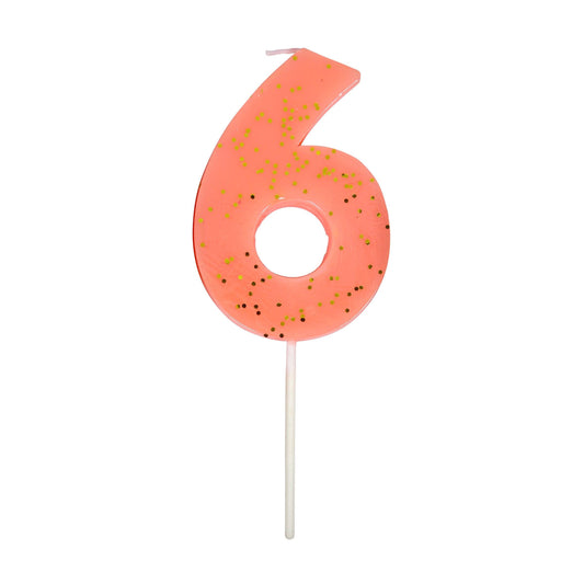 Meri Meri - Colored Number Candles: 6