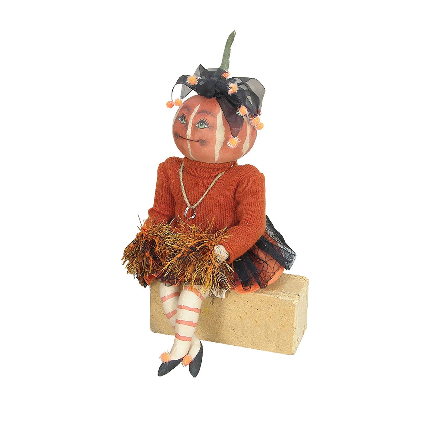 C&F Home - Lucille Football Gathered Traditions Art Doll