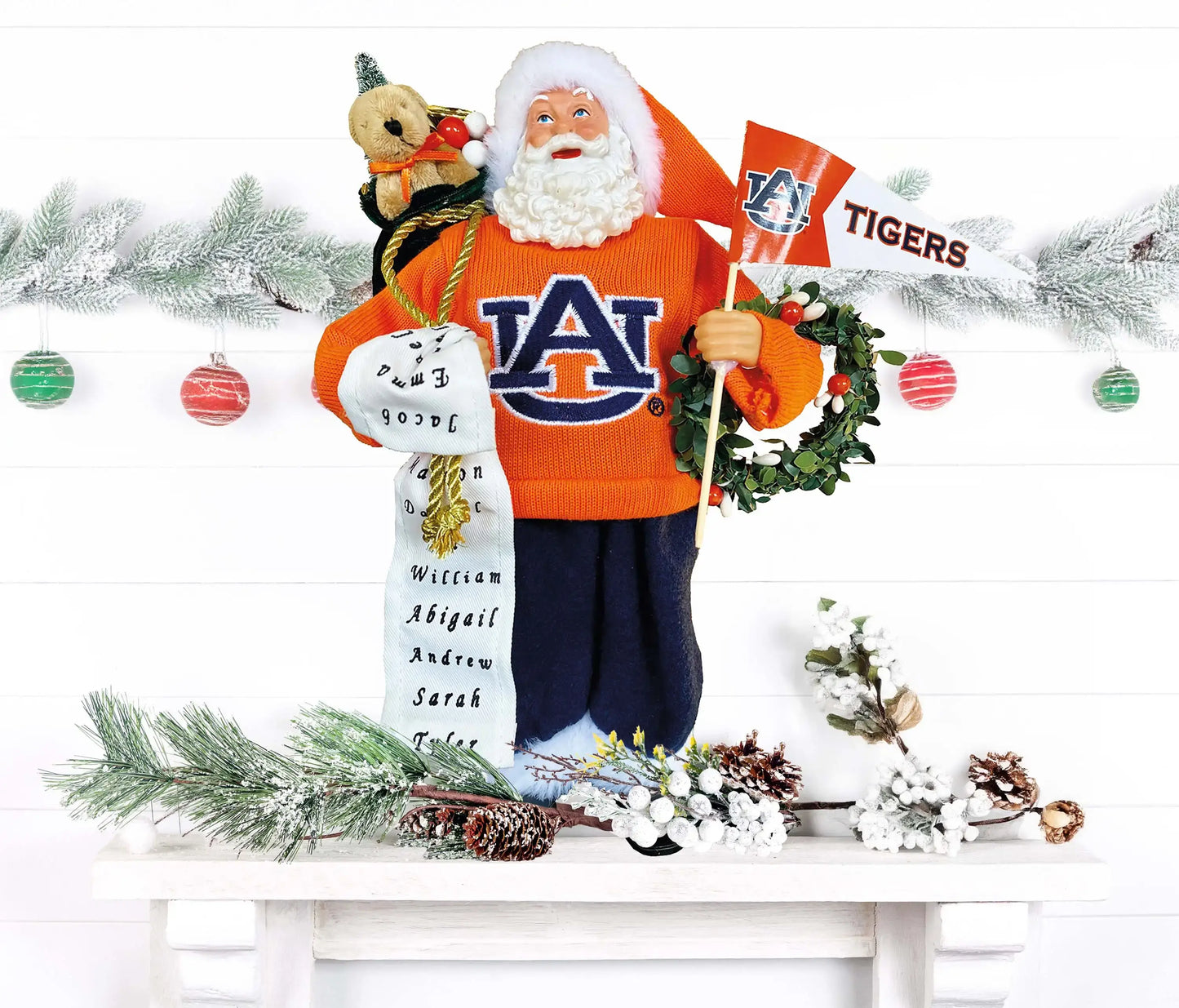 Santa’s Workshop Inc. - 12" Auburn Proud Santa