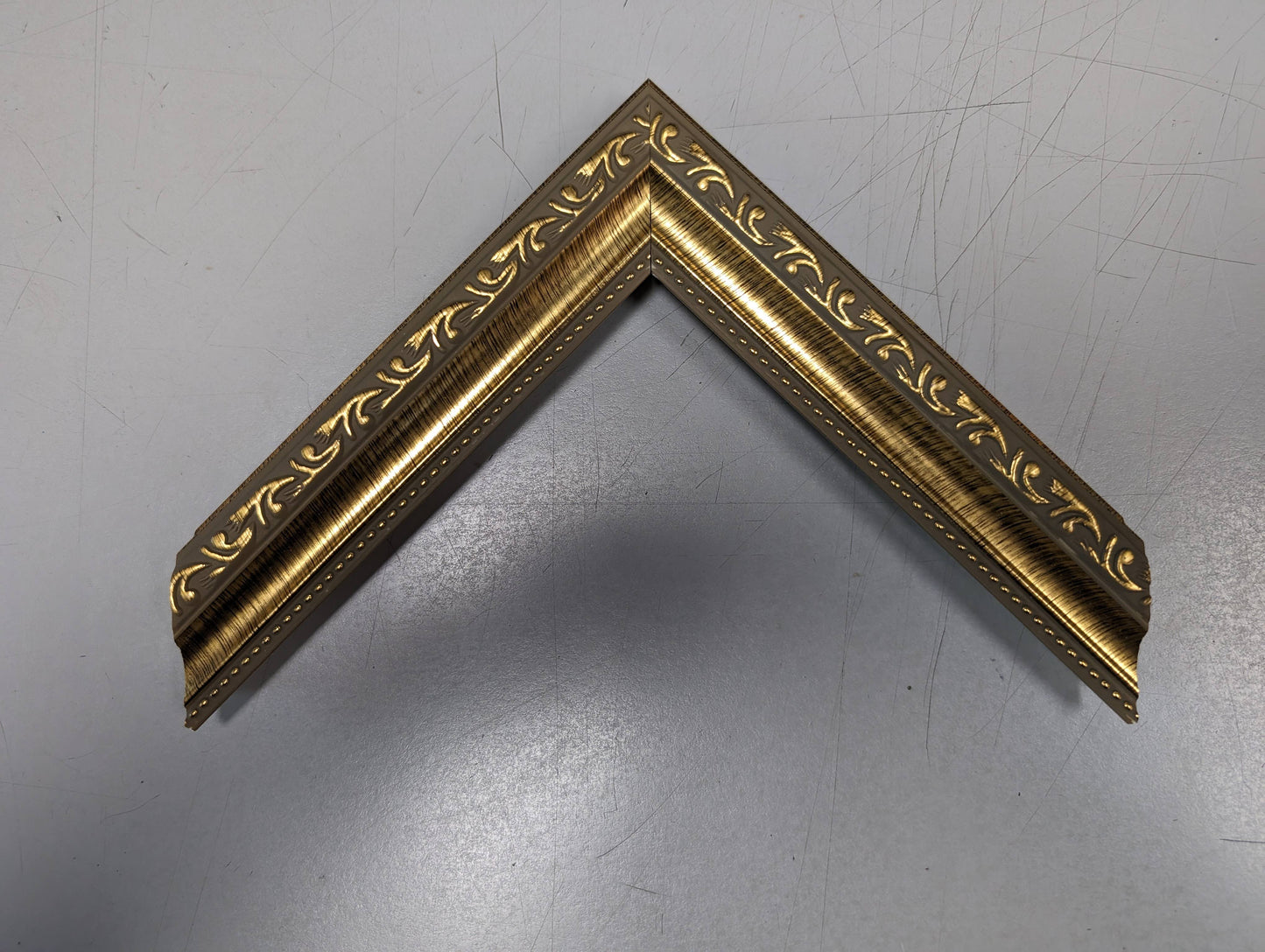 West Coast Frames LLC - 1107 - 1-1/4" Gold Ornate Poly Picture Frame: 8 x 10