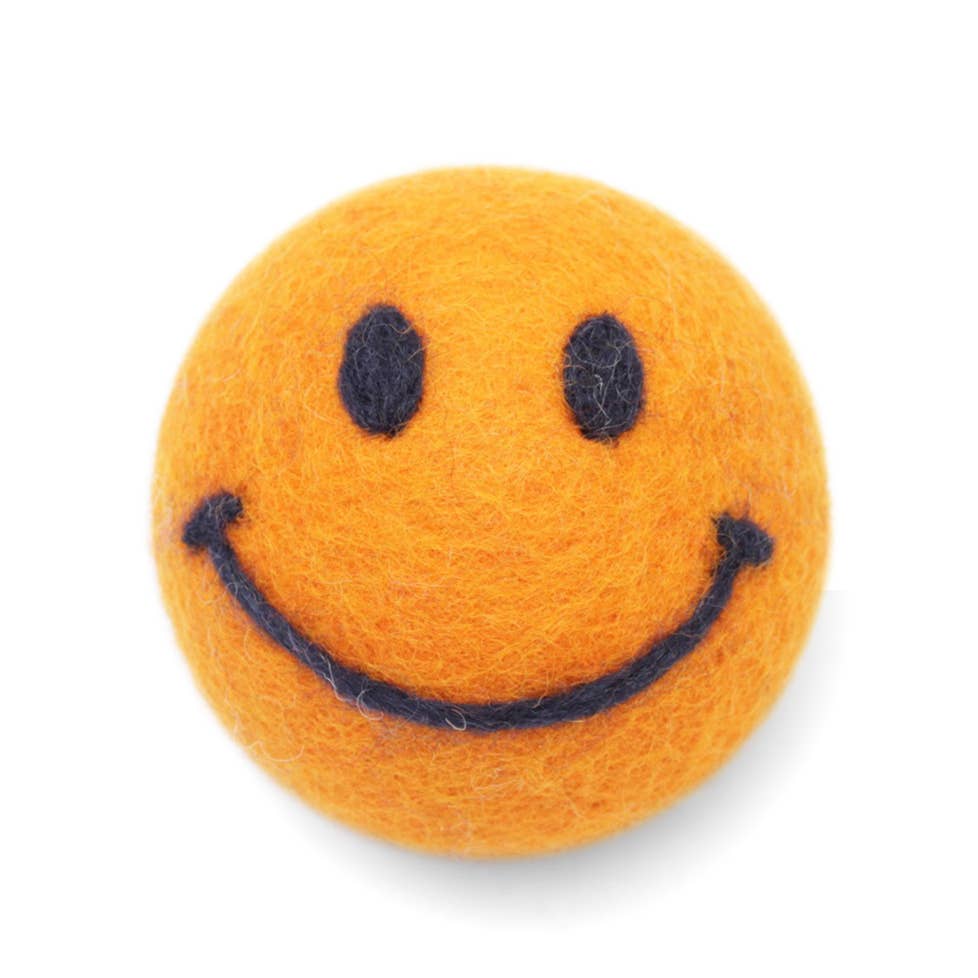 Ethical Global - Smiley Face: Eco Wool Dryer Balls Fair-Trade: Heart Emoji