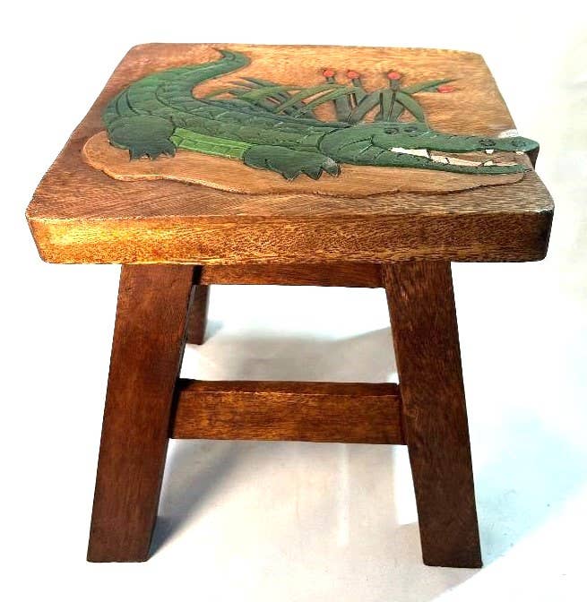 Sea Island Imports, Inc. - Stool, Alligator