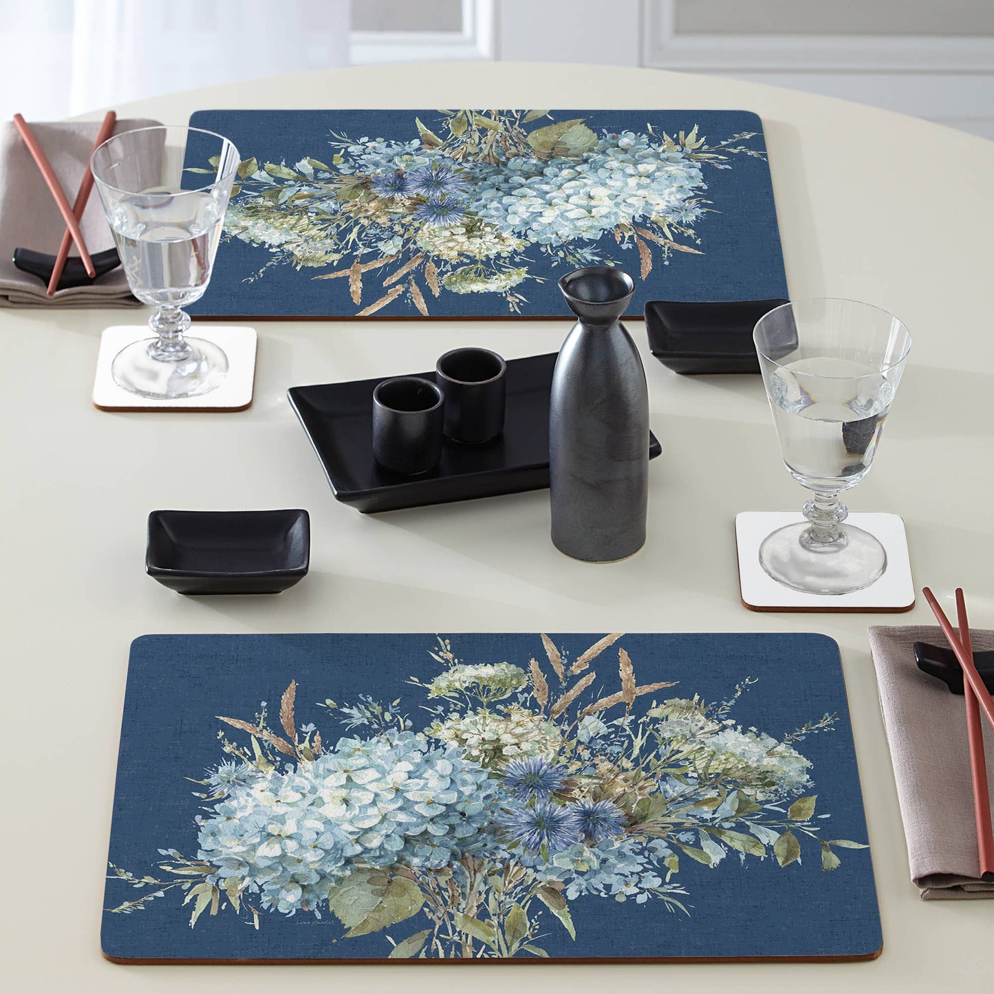 CounterArt/Highland Home/Thirstystone/CoasterStone - Cala Home Bohemian Blue Decorative Hardboard Placemat