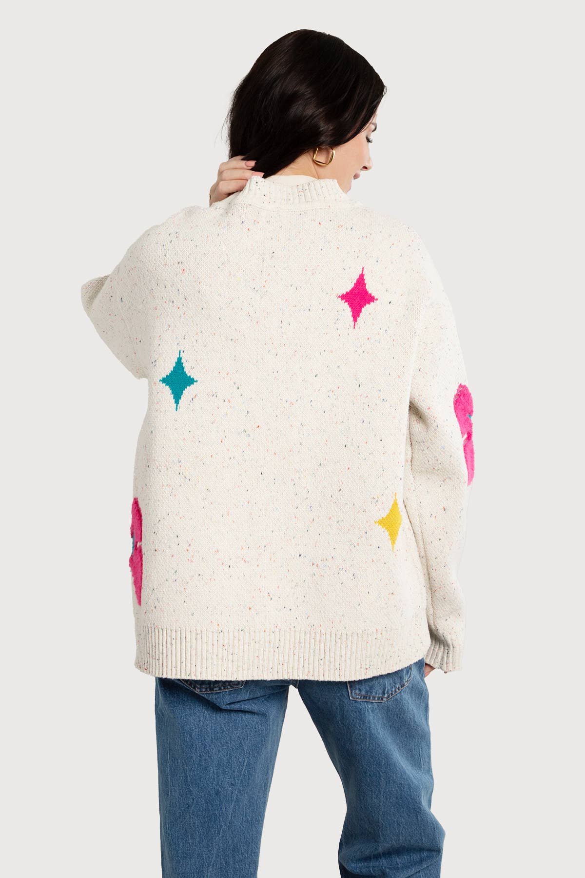 SAACHI - Floral Cardigan Button Up