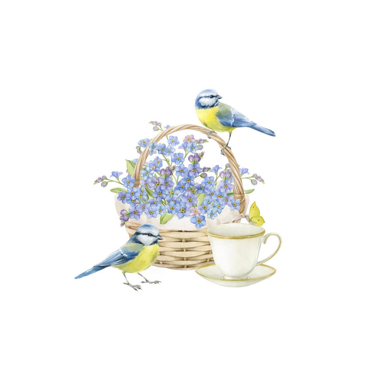 Altoonastore - Spring Blooms Tea Party Cocktail Napkin