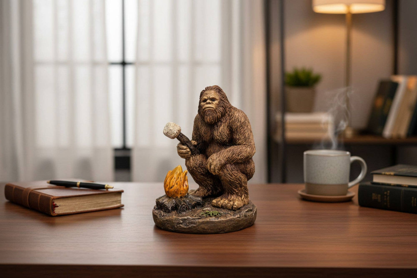 De Leon Collections - COLLECTIBLE BIGFOOT CAMP FIRE, 3.5"X3.25"X4.25"