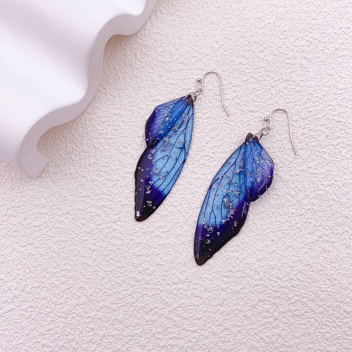 Mio Queena - Gradient Cicada Wings Butterfly Wings Earrings: 8#
