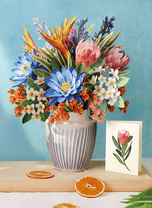 FreshCut Paper LLC - Tropical Paradise (8 Pop-up Greeting Cards)