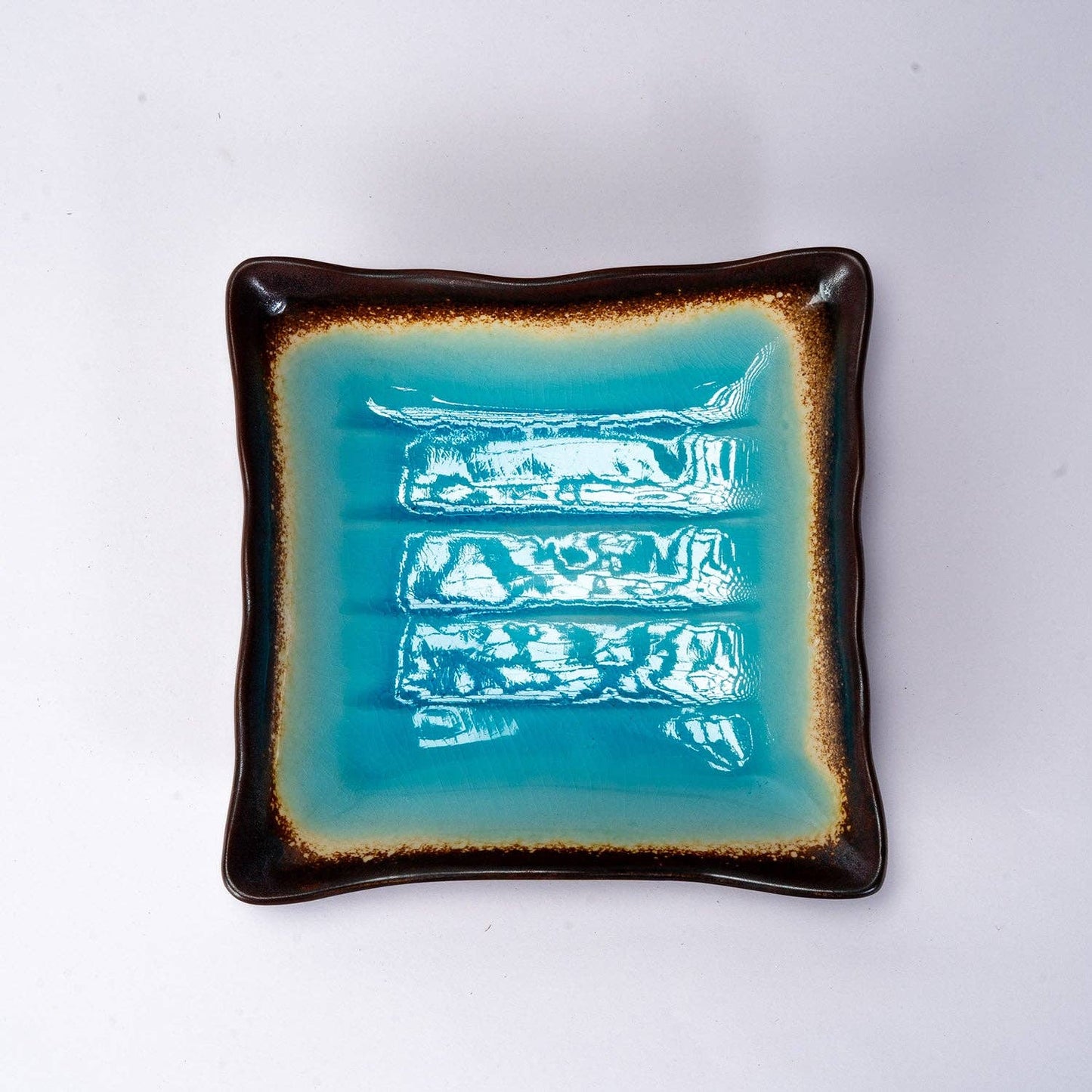 Urban Tokyo - Aozora Kannyu 7" Square Porcelain Appetizer Salad Plate (3/36)