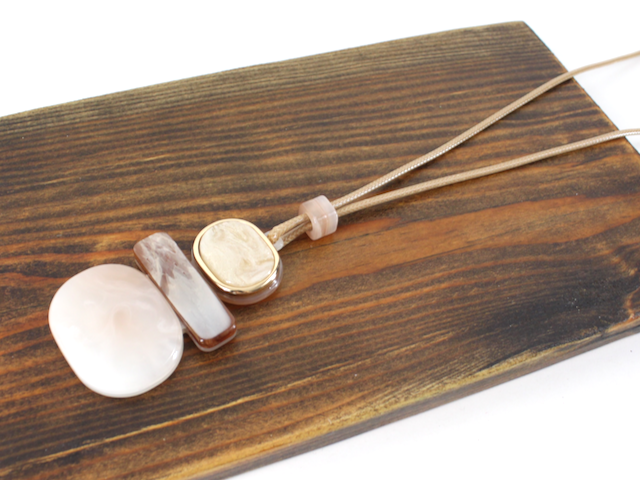 Pretty Persuasions - N23209 3-Tier Dangle Statement Necklace: 04 BLU