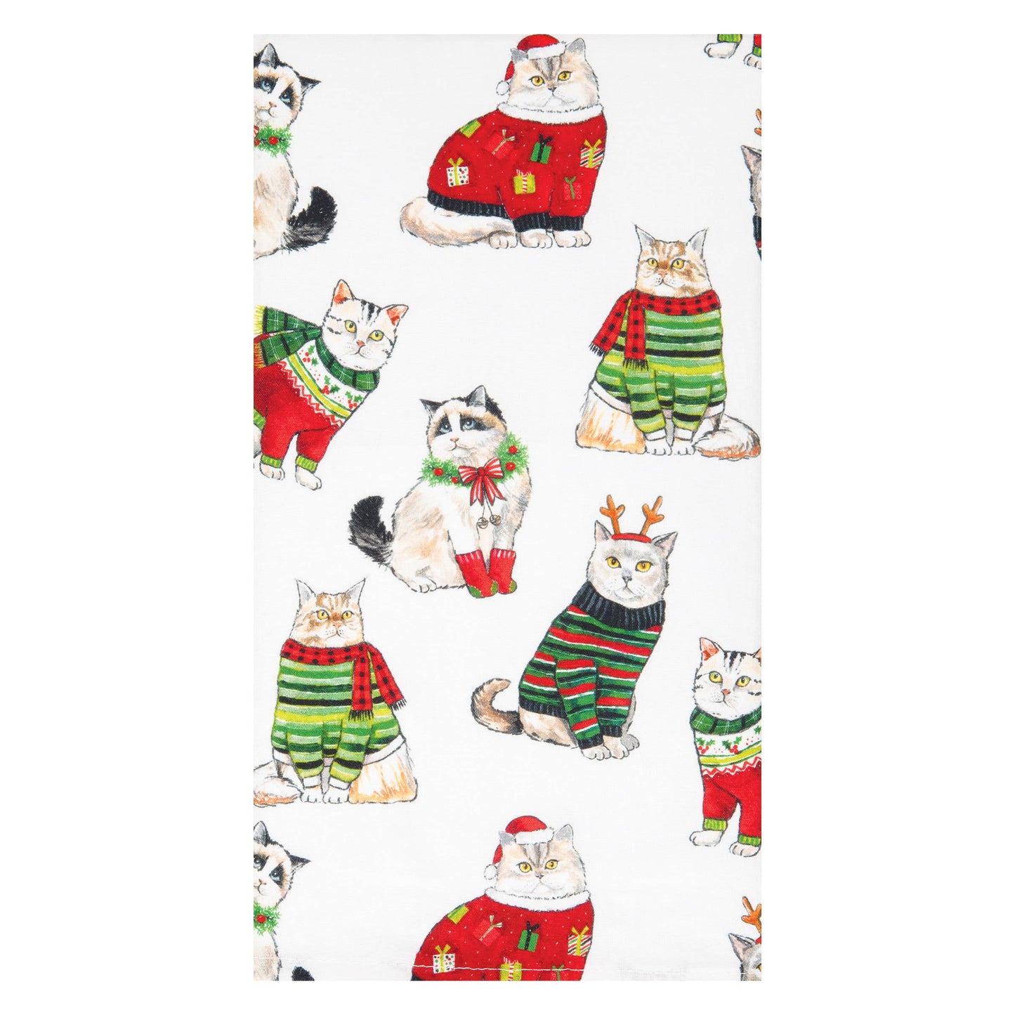 C&F Home - Christmas Cats Kitchen Towel