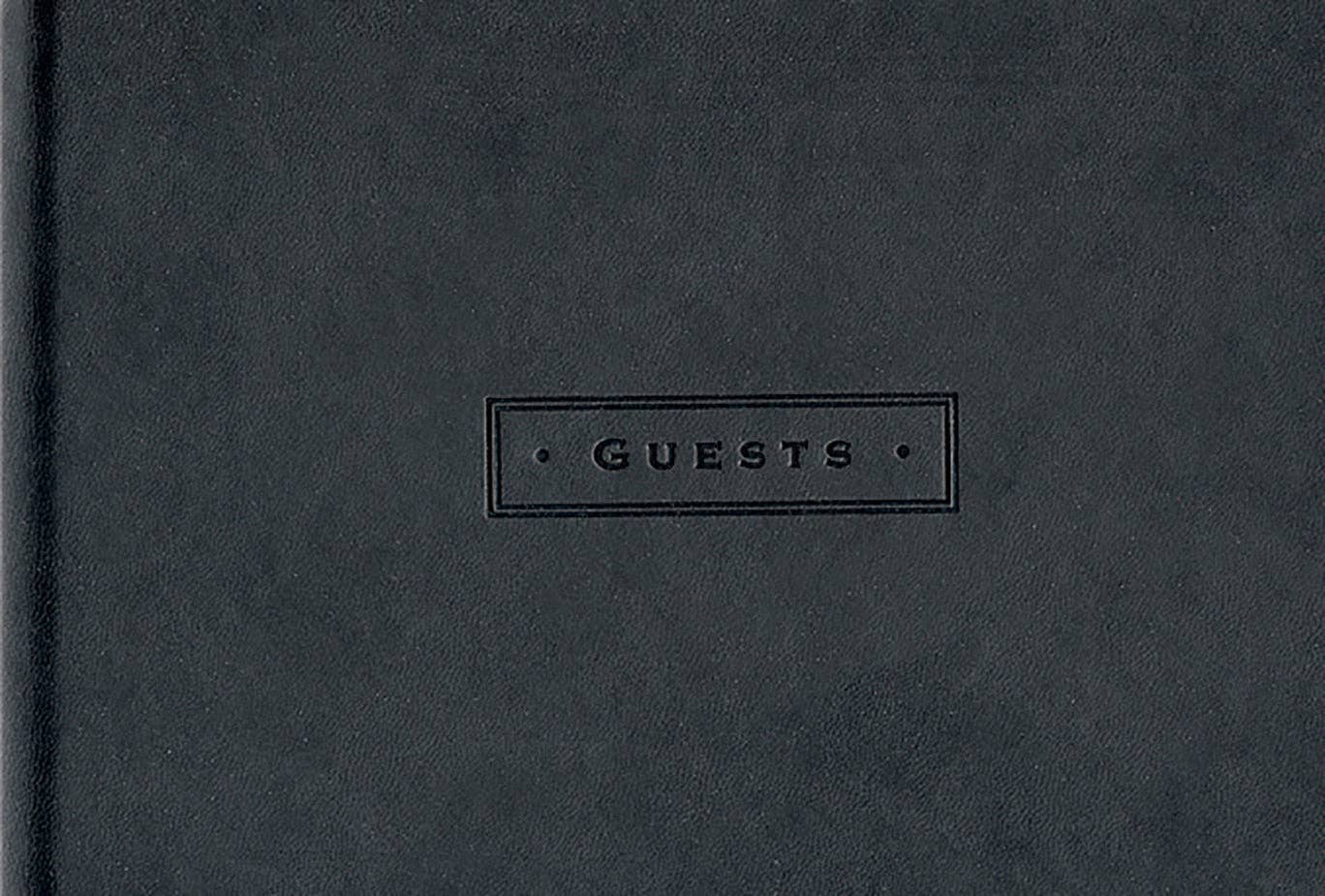 Peter Pauper Press - Classic Black Guest Book