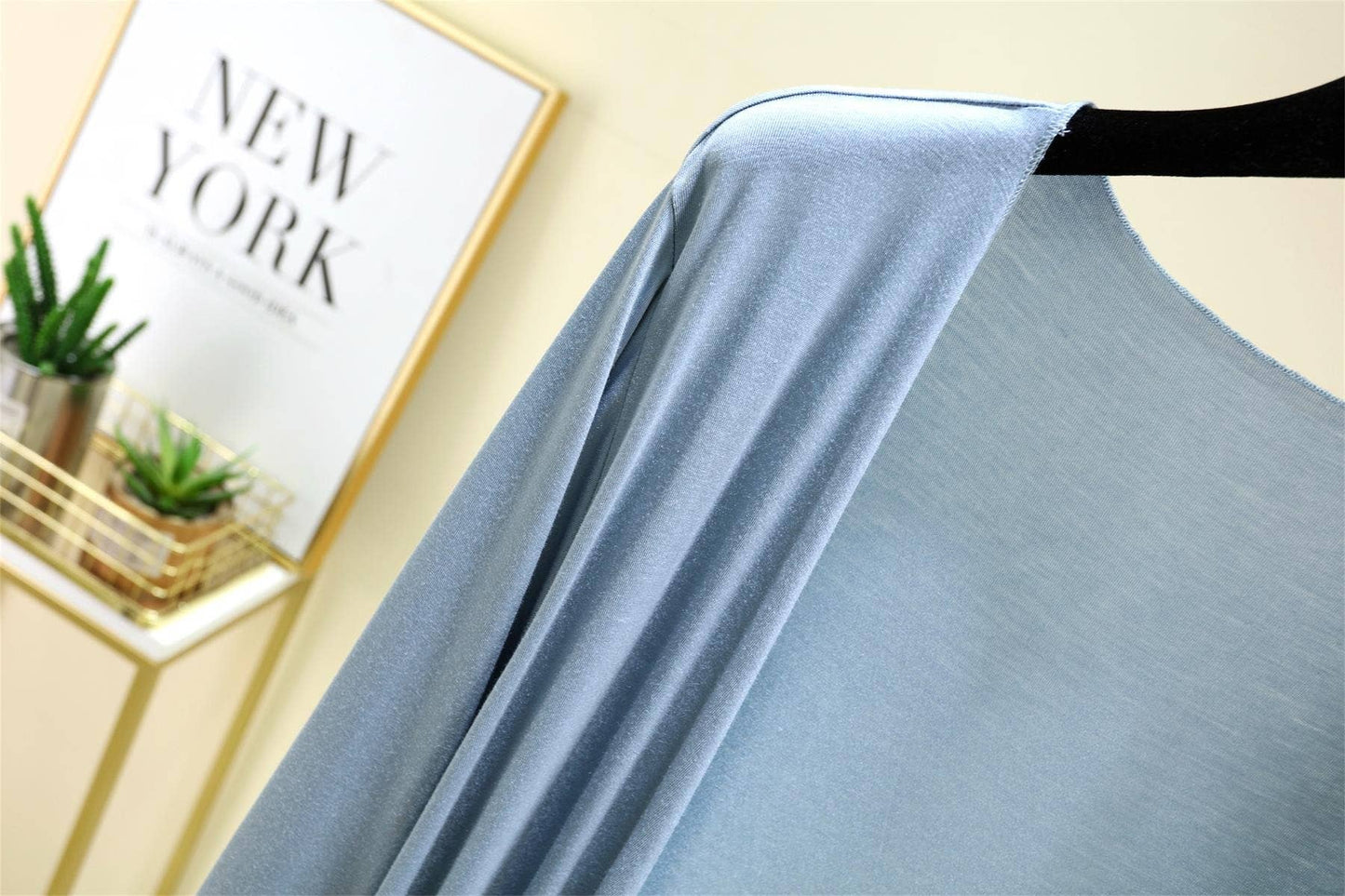 Hope & Sunshine - Modal Long Sleeve Cardigan For Women: Navy / XL