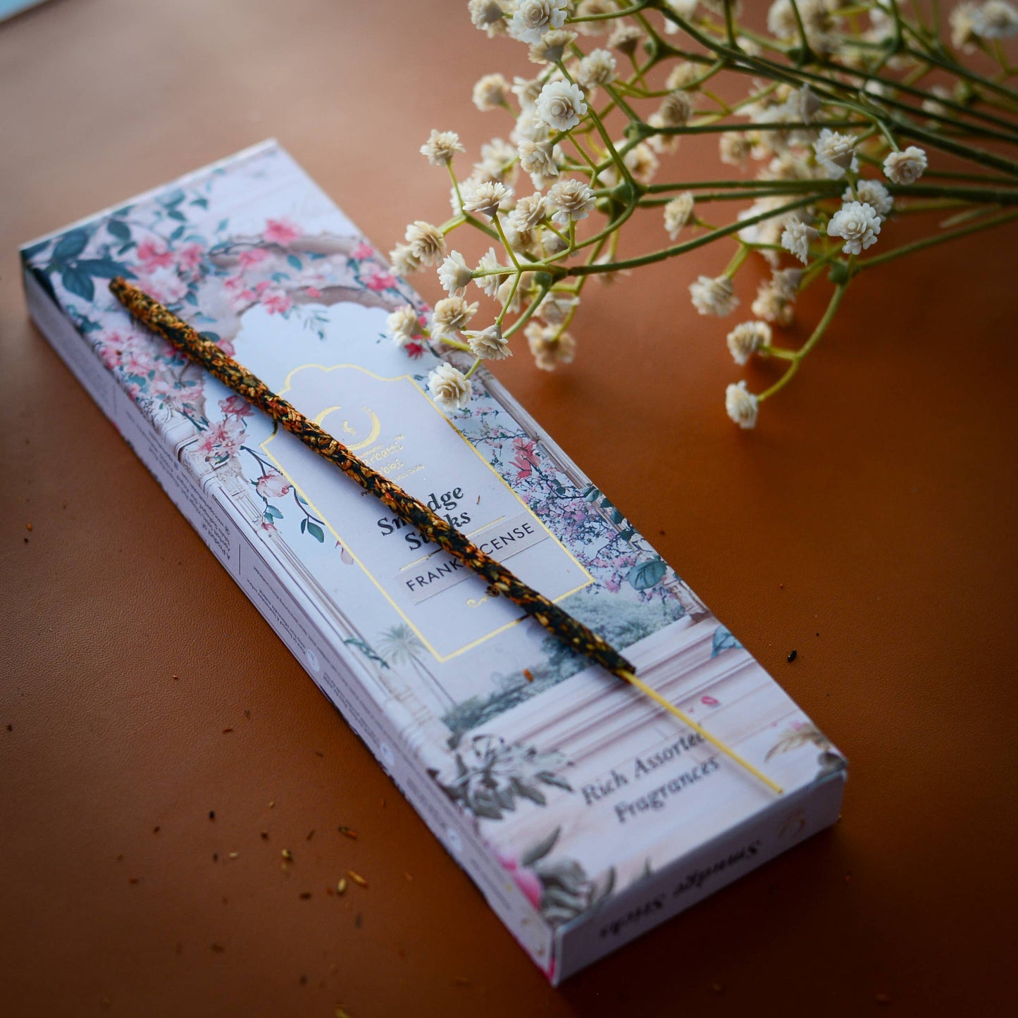 Auxilium Curations, LLC - Frankincense Smudge Incense Sticks 16 sticks