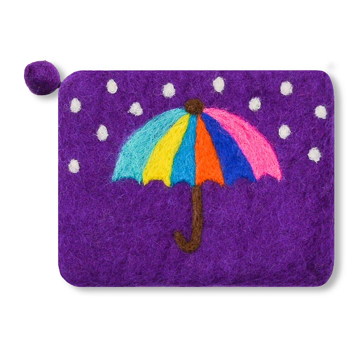 BNB Crafts Inc. - Umbrella Design Coin Purse: Green