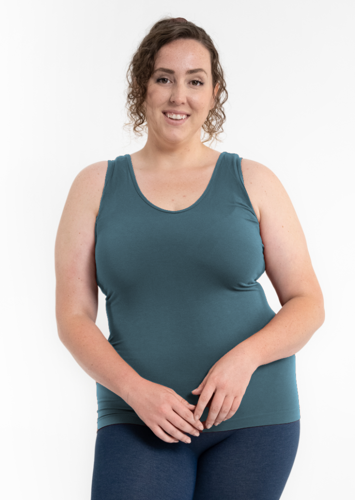 ELIETIAN - Reversible Tank - Curvy Fit: Black