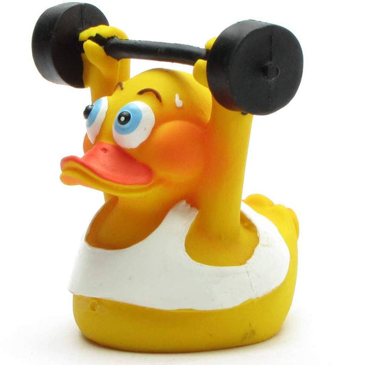 Duckshop - Rubber Duck Weightlifter - Rubber Duck