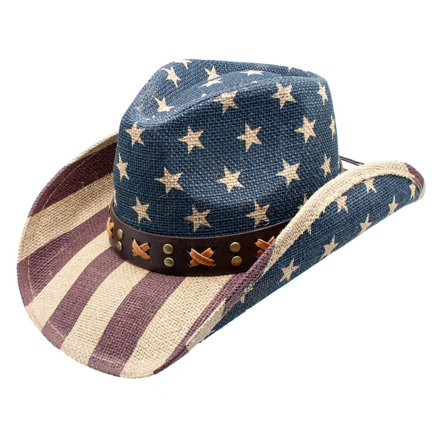 Peter Grimm - Uncle Sam Straw Western Hat