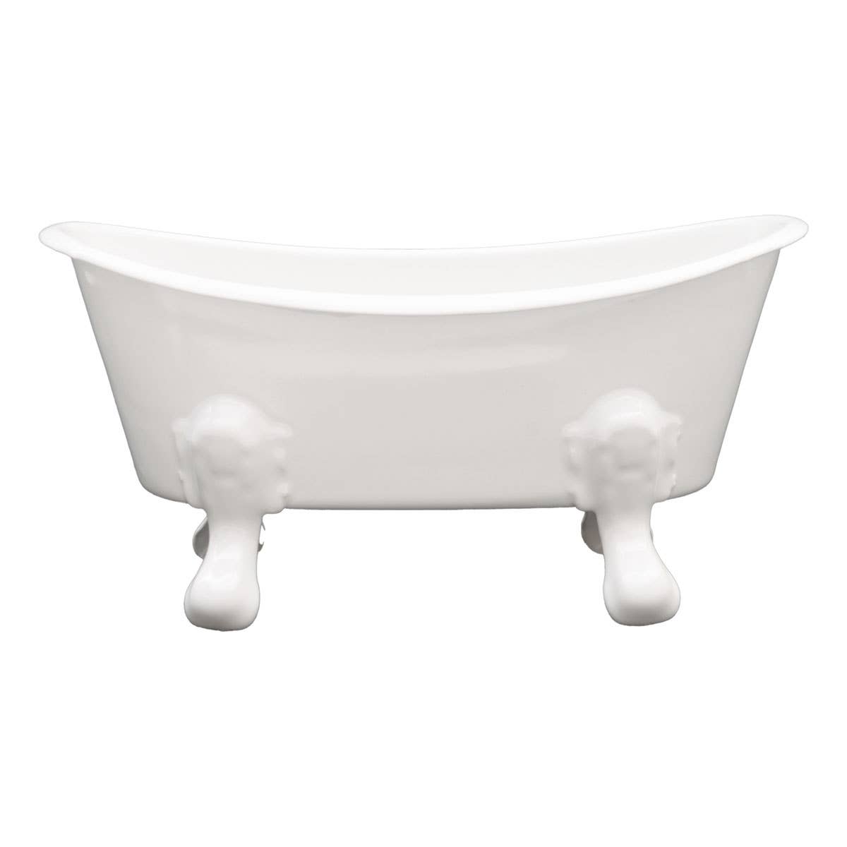 Foreside Home & Garden - Mini Bathtub Planter Soap Dish Off-White