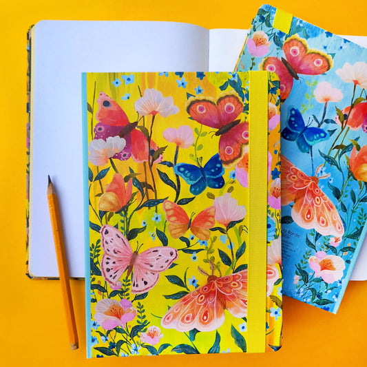 Roger La Borde - Butterfly Ball A5 Hardback Journal with elastic  - A5 191