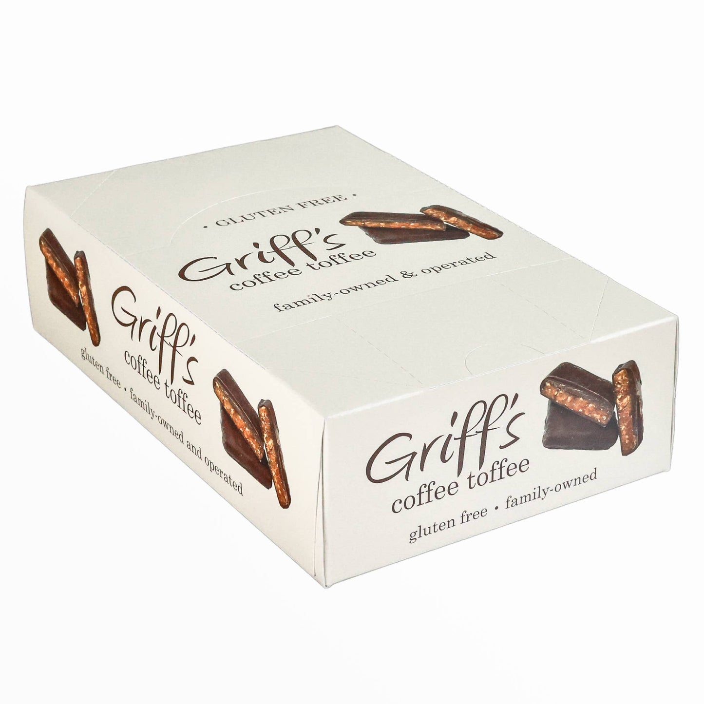 Griff's Toffee - Griff's Coffee Toffee - 1oz Dark Chocolate Toffee