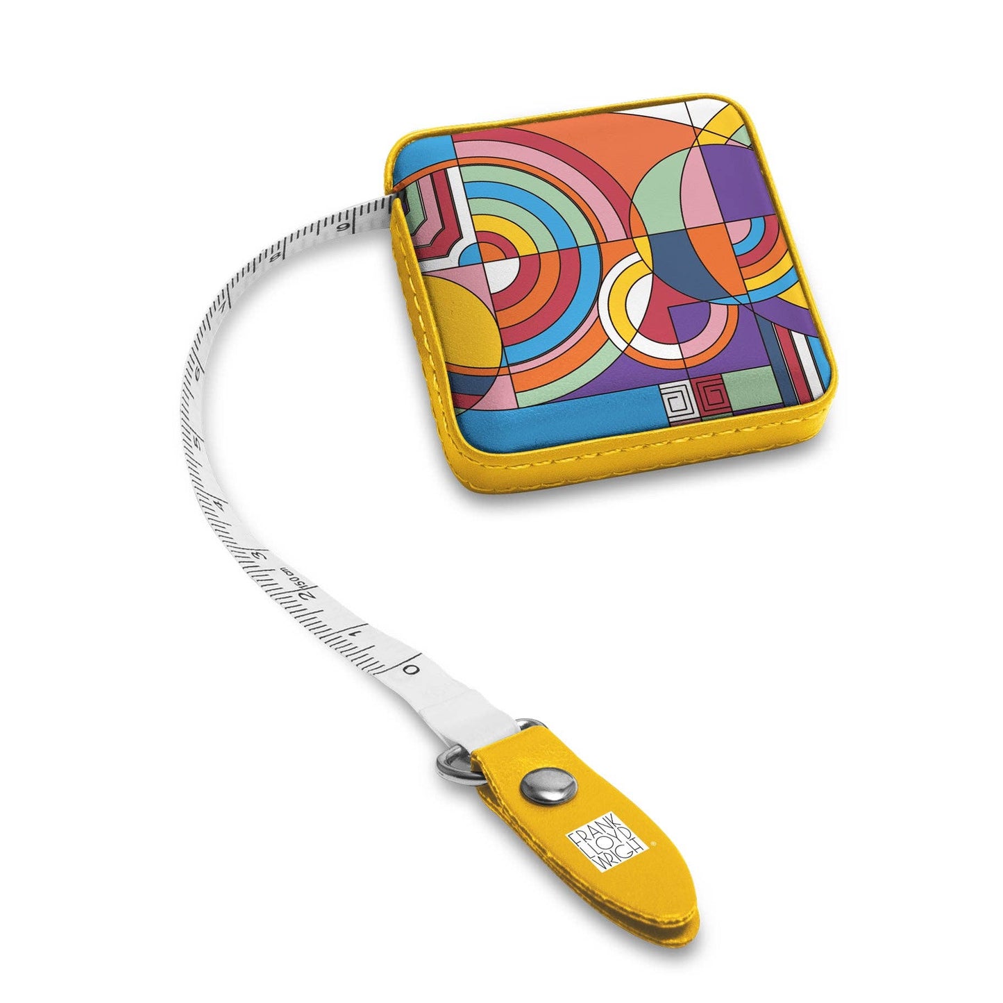 RainCaper - Frank Lloyd Wright "Hoffman Rug" Compact Retractable Tape Measure – Dual-Sided, 60"/150cm