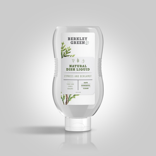 Berkley Green - Eco Dish Soap, Cypress & Bergamot (22oz bottle): 6 Pack
