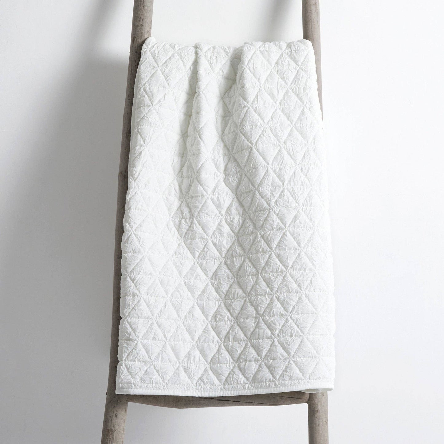 Levtex Home - Rowan Quilted Throw: Cream