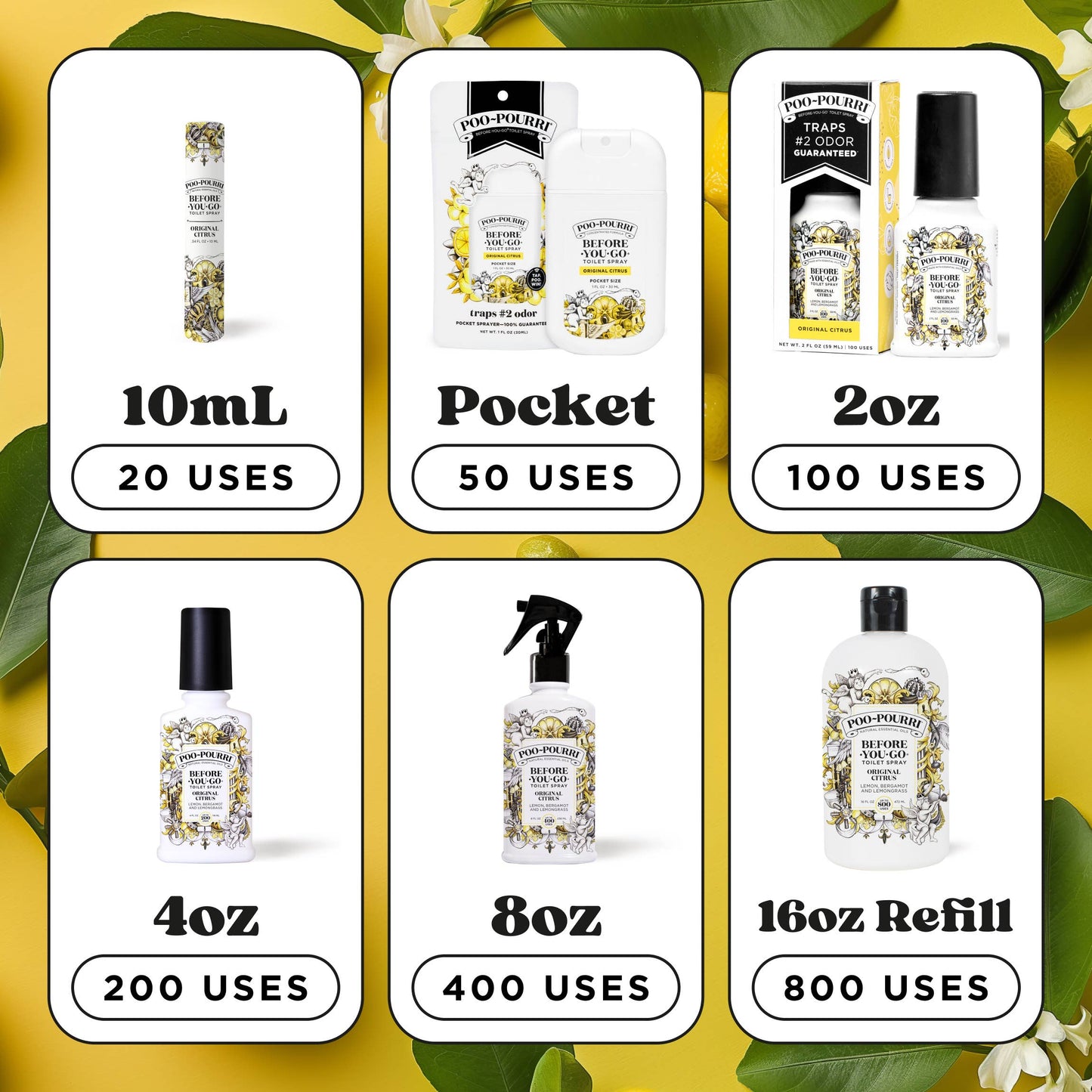 ~Pourri - Poo~Pourri Original Citrus Toilet Spray 2oz