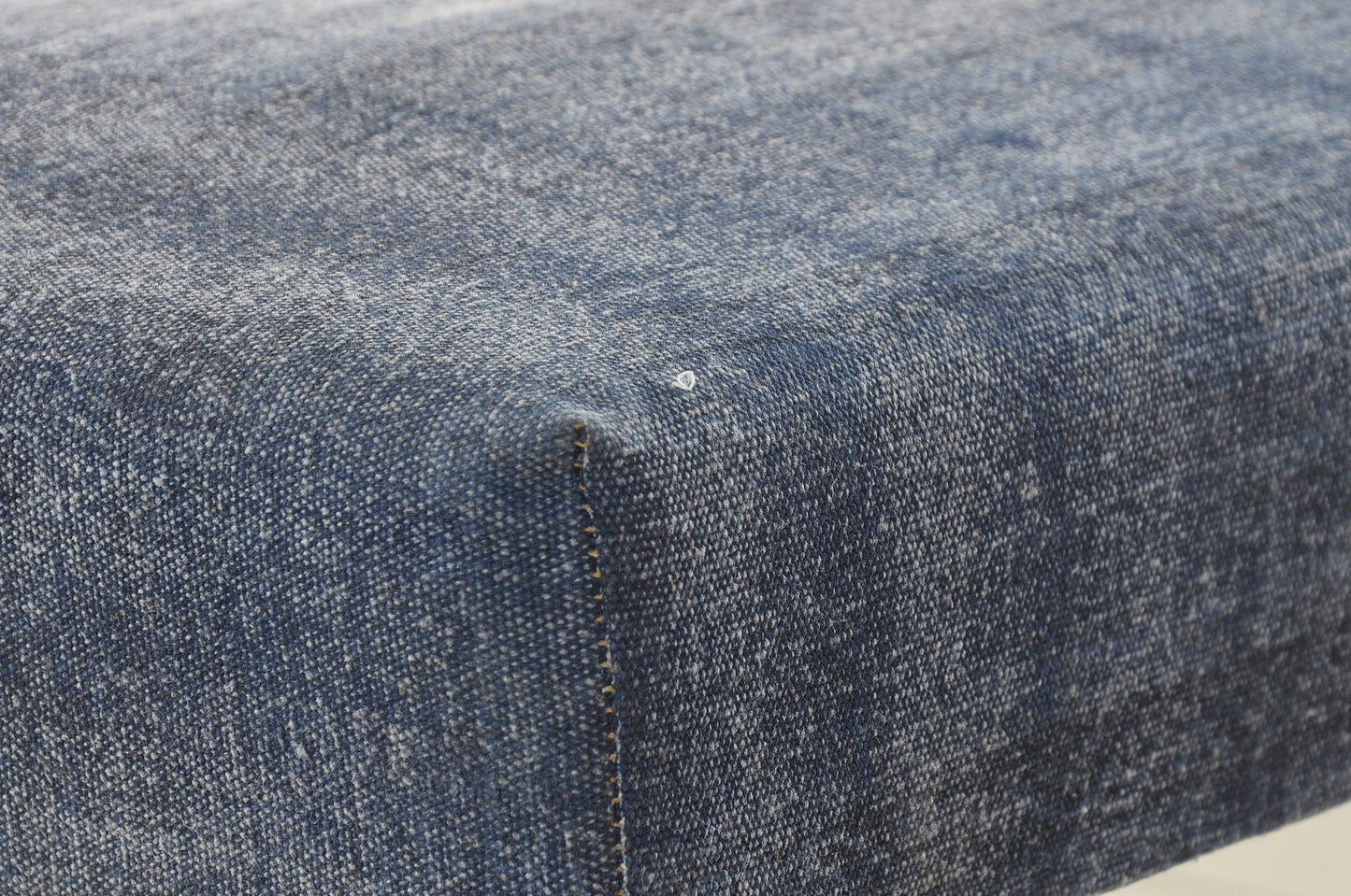 LR Home - Antique Blue Simple Living Indoor Bench: Blue