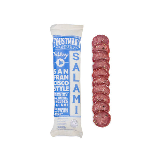 Foustman's Salami - TURKEY SAN FRANCISCO STYLE | FOUSTMAN'S UNCURED SALAMI