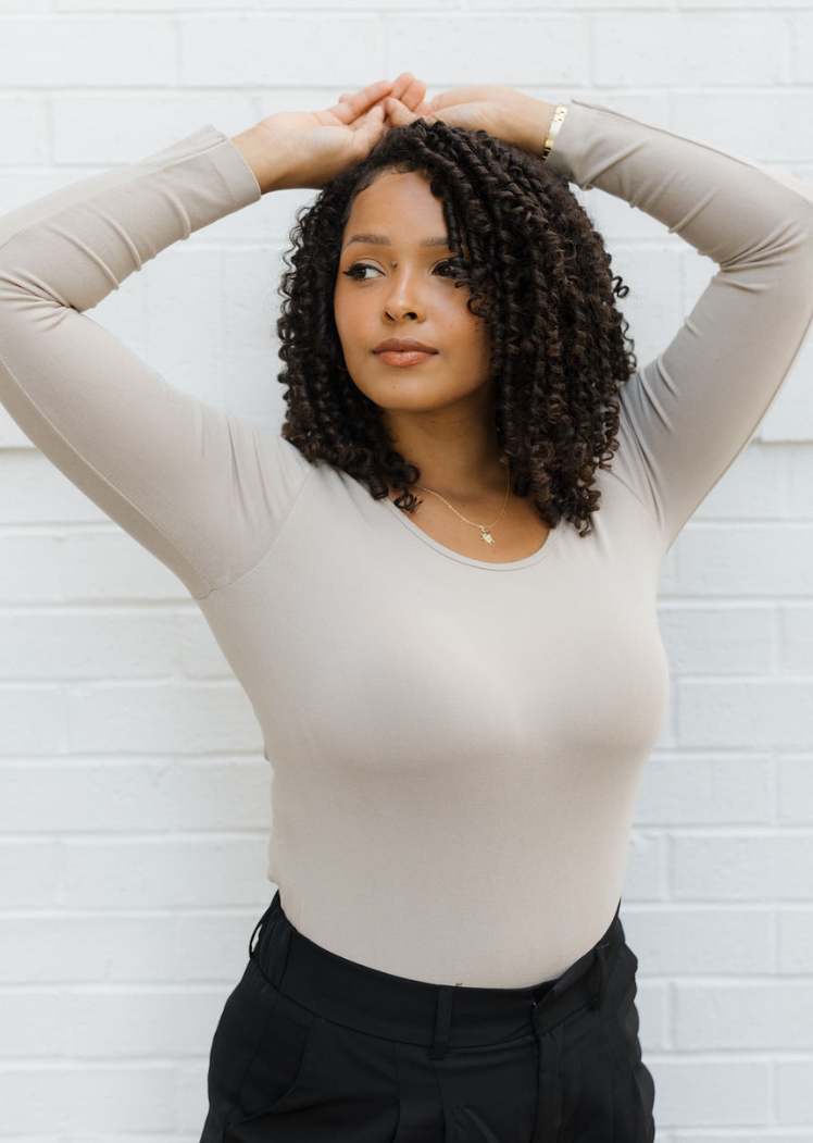 ELIETIAN - Reversible Long Sleeve - Curvy Fit: Spice