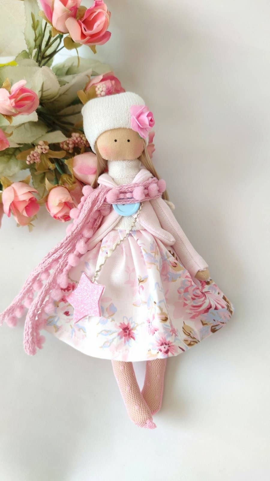 ChernikovaNataliya - Handmade Doll,Fabric Doll,Rag Doll,Girl Gift,Softie Doll,Collectible Dolls ,Doll Cotton,Interior Doll,Stuffed Doll,Heirloom Cloth Doll