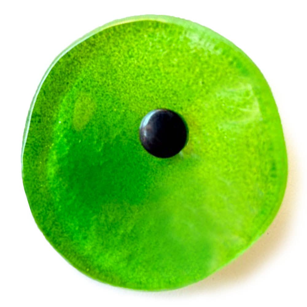 CARNEOL GLASS - Small Glass Flower For Outside In Green