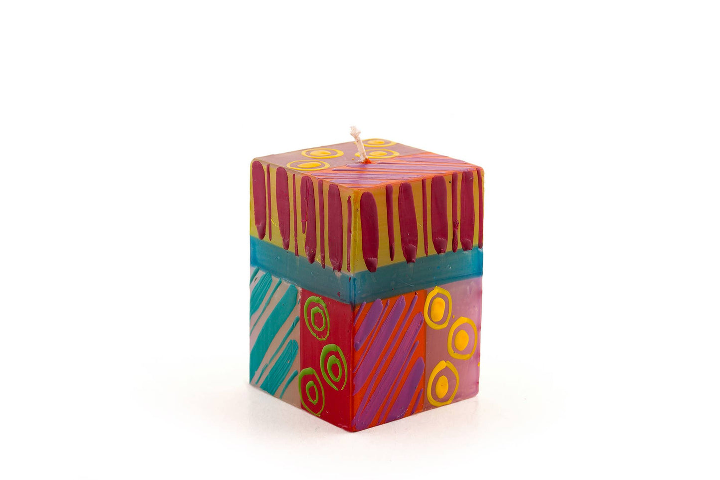 Thumbprint Artifacts - Carousel Candle: Pillar 3” x 4” (50 hour burn time)