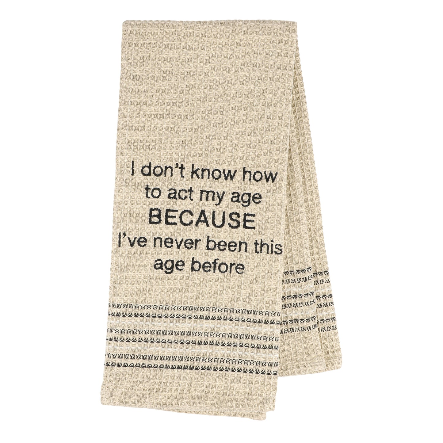 Mona B. - THIS AGE Embroidered Tea Towel - Set of 2 MH-250
