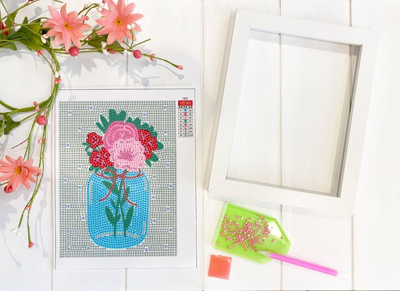 Addison Lane Designs Inc. - Mason Jar Diamond Art Kit