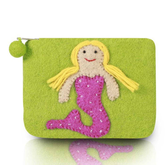 BNB Crafts Inc. - Mermaid Design Coin Purse: Green