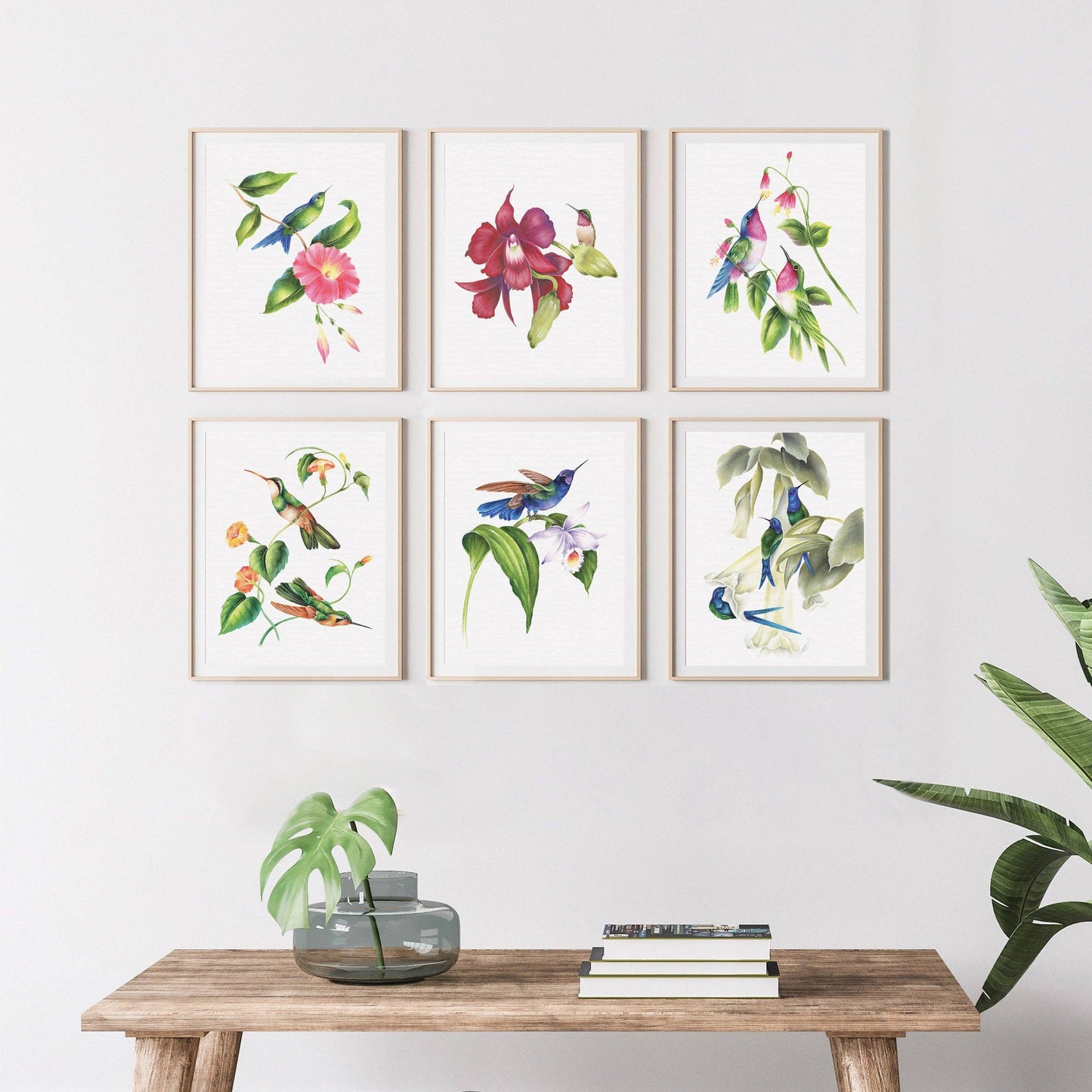 Willow Wolfe USA - Vintage Hummingbirds Oil Workbook by Willow Wolfe - Limited Quantities