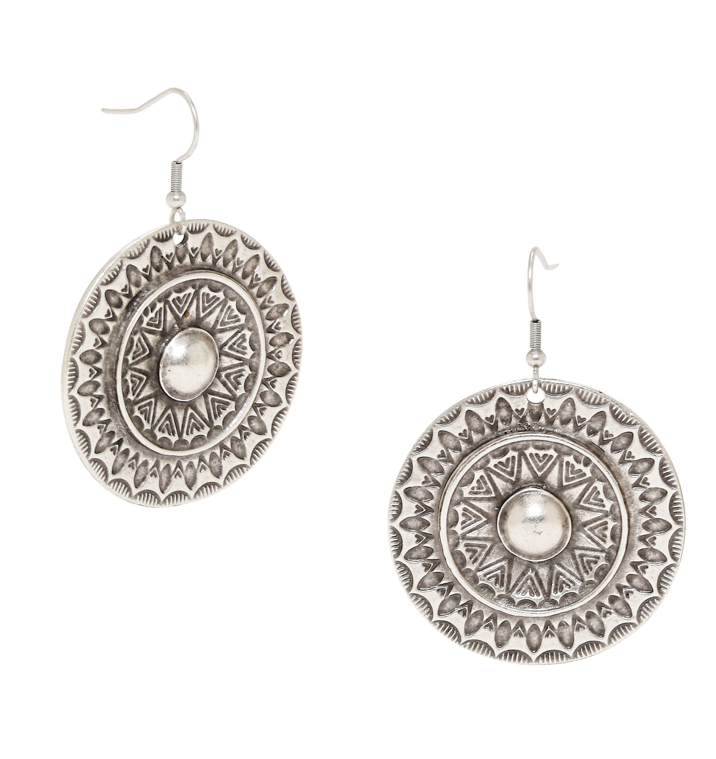 Chanour - Handmade Pewter Earring - 4655
