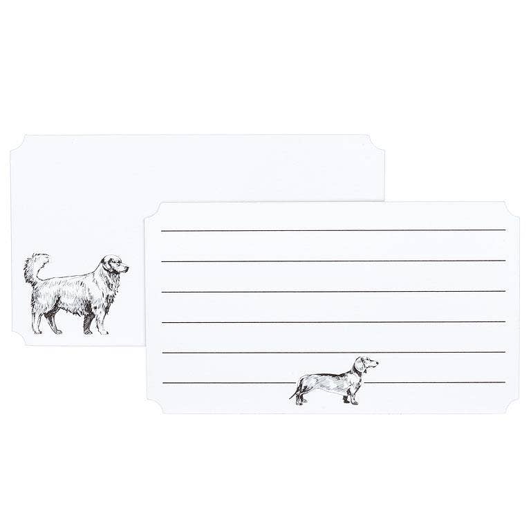 Abbott - Dog Mini Note Cards. 50 Pieces