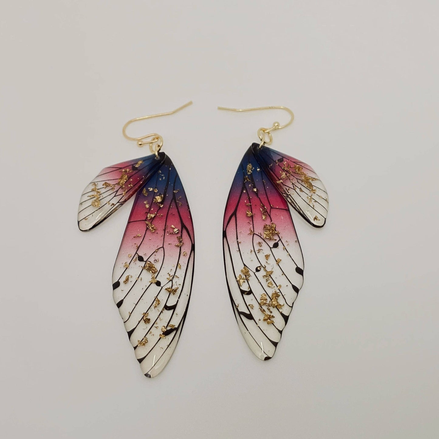 Mio Queena - Gradient Cicada Wings Butterfly Wings Earrings: 6#