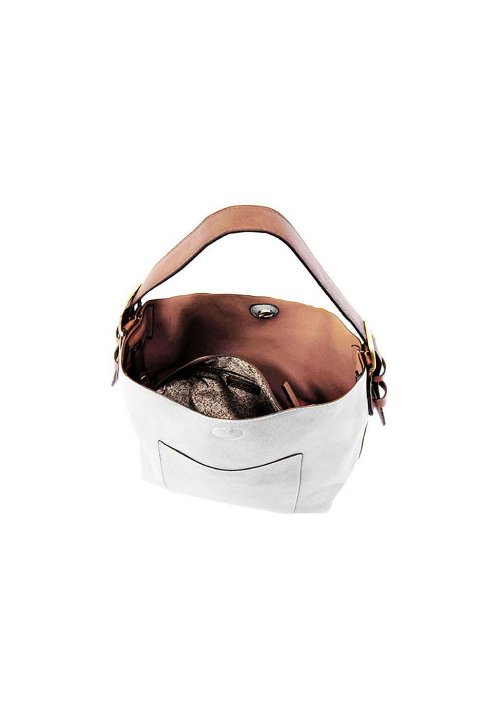 Joy Susan - Classic Hobo Handbag: L8008-10 Stone