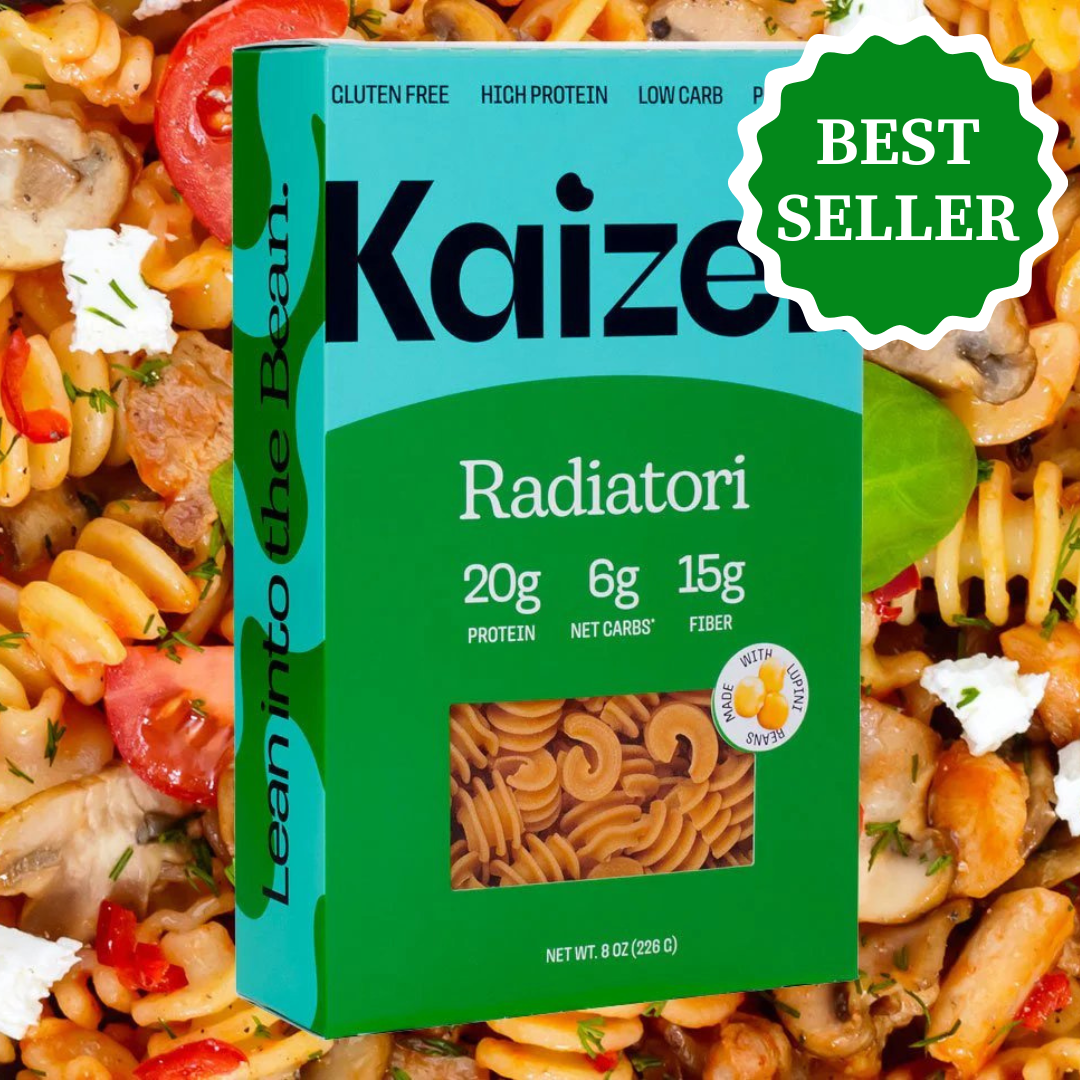 Kaizen Food Company - Radiatori 6g Net Carb High Protein Pasta - Low Carb, Keto
