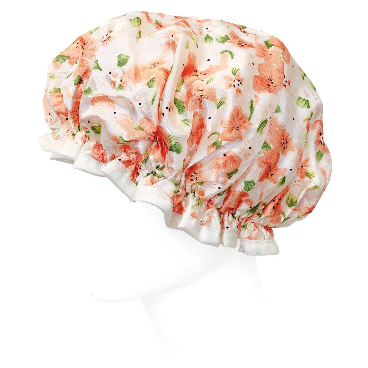Wrapables.com - Wrapables  Double Layer Waterproof Shower Caps (Set of 4): Majestic Floral