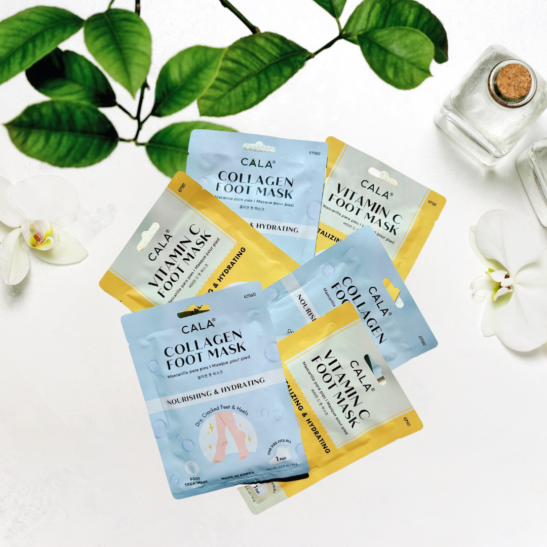 Best Beauty Group - CALA Vitamin C or Collagen Foot Mask Treatment: Collagen