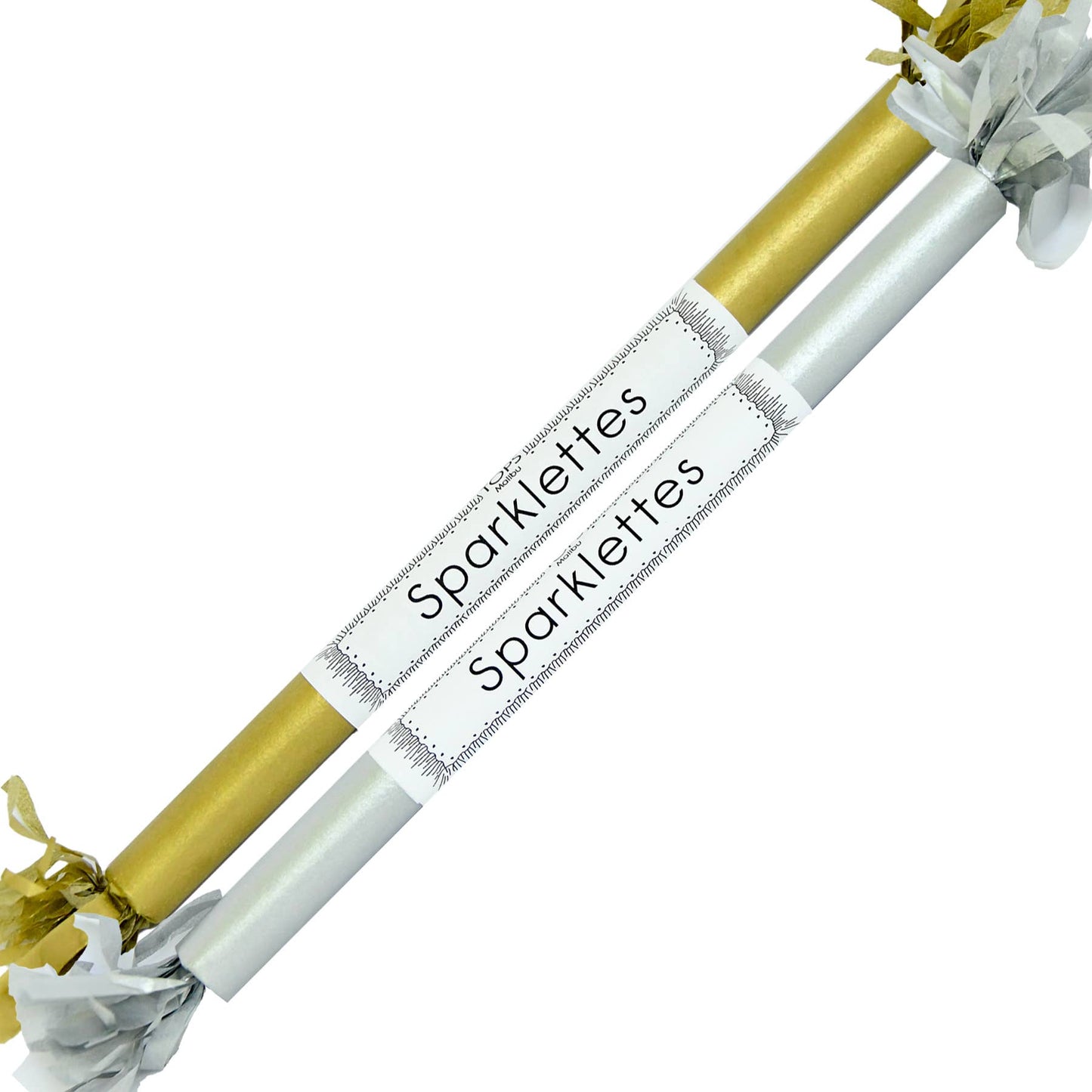 TOPS Malibu - Sparklettes 8" - Gold & Silver - Tube of 8