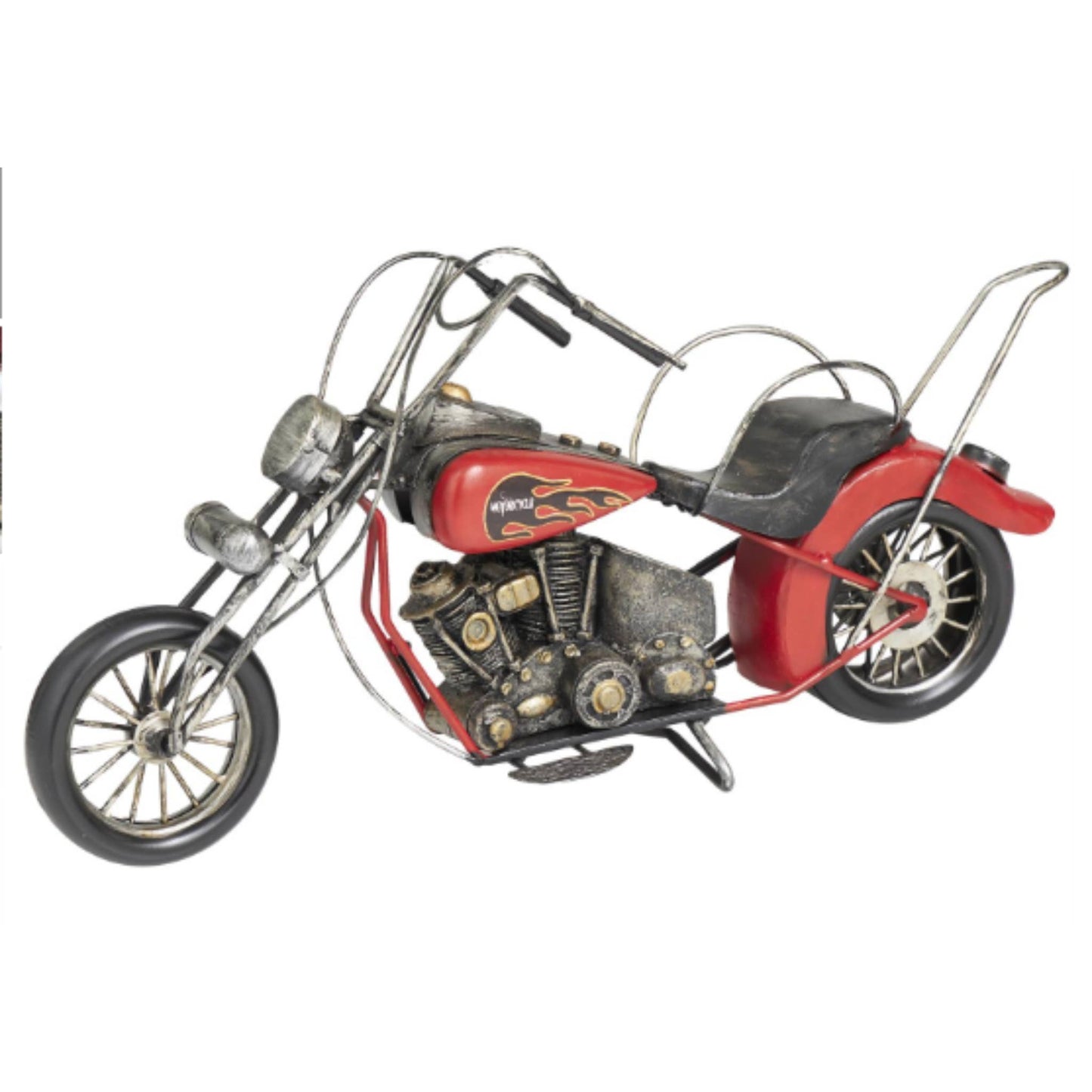 Import Corner - A-15066: METAL MOTORBIKE 18"W, 9"H