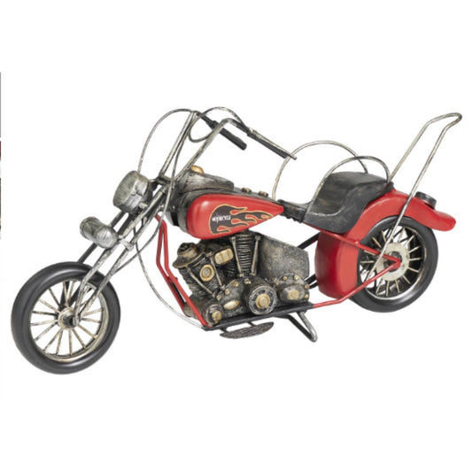 Import Corner - A-15066: METAL MOTORBIKE 18"W, 9"H